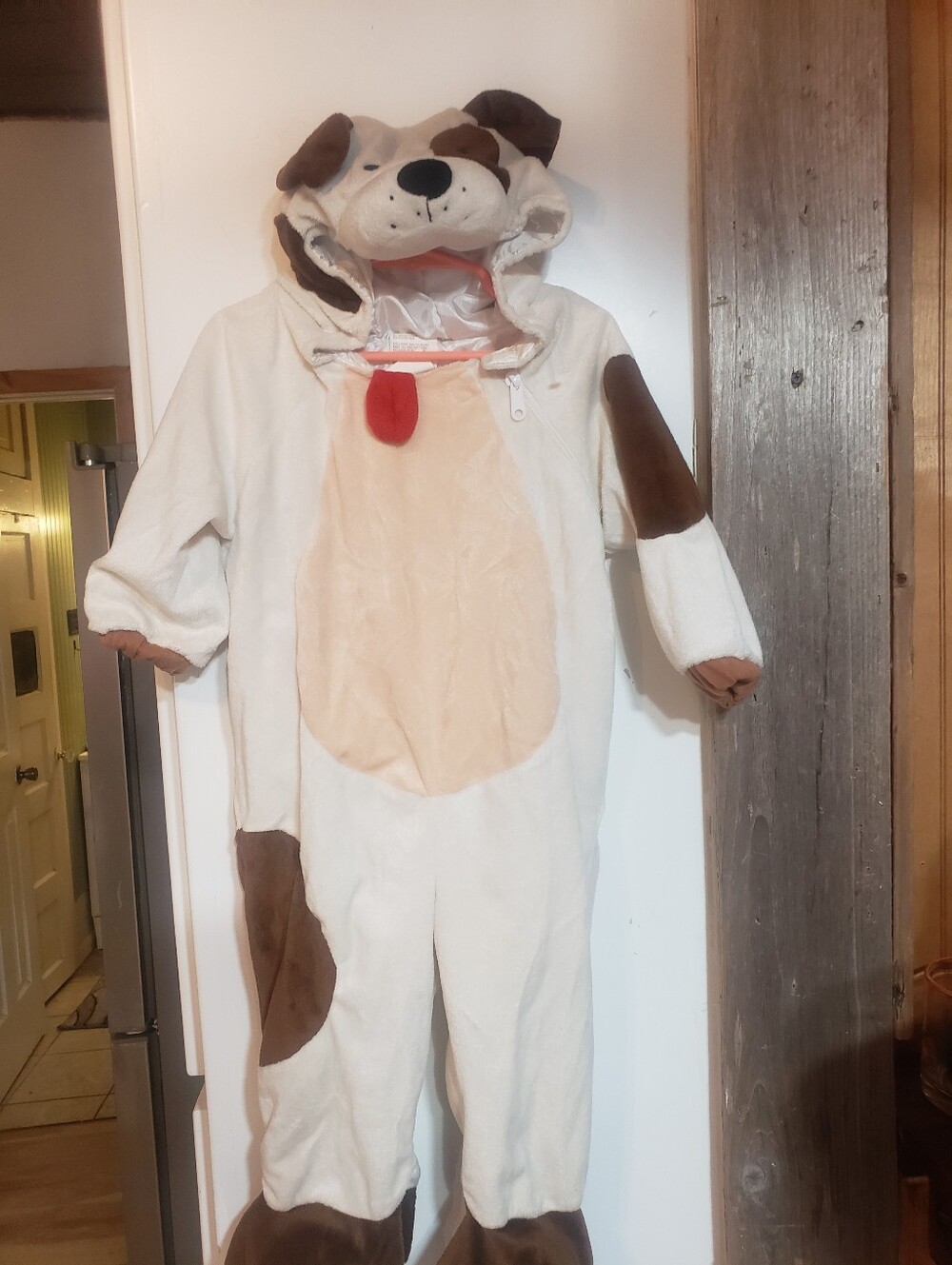 Halloween Costume Zip Up One Piece With Hood Puppy 12-24 Months